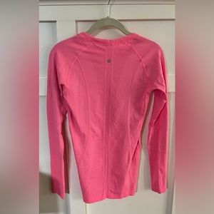 Lululemon Run Swiftly sz 6 hot pink